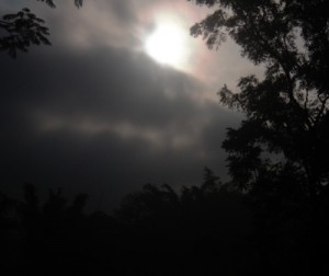 Full moon view